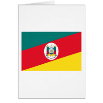 Rio Grande do Sul, Brazil Flag Greeting Cards