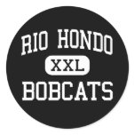 Rio Hondo - Bobcats - High - Rio Hondo Texas Round Stickers