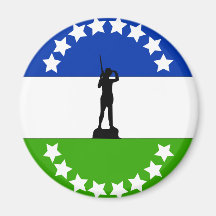 Rio Negro No Oficial, Argentina flag Magnet