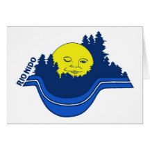 Rio Nido logo Greeting Card
