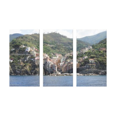 Riomaggiore Cinque Terra Italy Gallery Wrap Canvas by SerendipitiGraphics