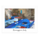 Riomaggiore Cinque Terre Italy Boats Post Cards