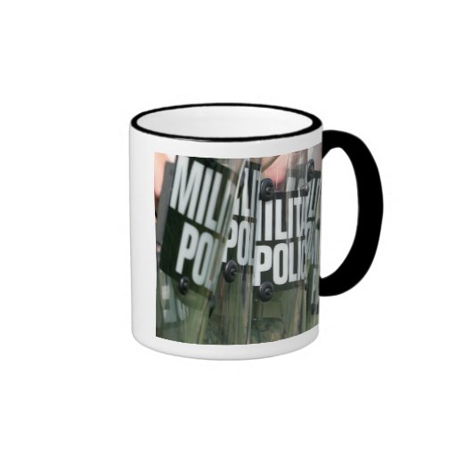 Riot control formation mug