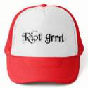 Riot Grrrl Hat by TheFamousLabel Riot Grrrl Hat