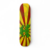 RiotCore Rasta Mask Skate Deck skateboards by riotcorecreative RiotCore Rasta Mask Skate Deck skateboards