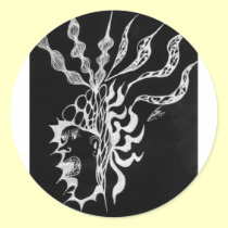 Rioting Mind Inverted stickers