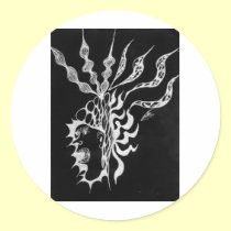 Rioting Mind Inverted stickers