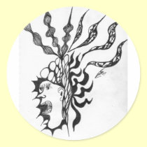 Rioting Mind stickers