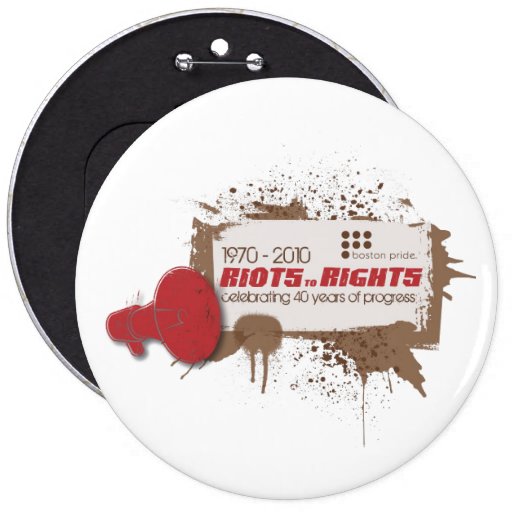 Riots Colossal Pinback Button