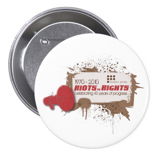 Riots Large Pinback Buttons