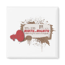 Riots Magnet Square magnets