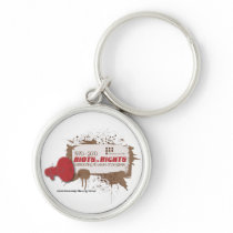 Riots Round Keychain keychains