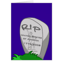RIP America cards by ObamaWatch RIP America cards