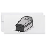 RIP Coffin rack cards