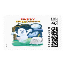 RIP Ghosts Postage Stamps