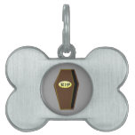 RIP Halloween Coffin of Doom Pet Tag