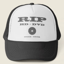 RIP HD-DVD Trucker Hat by ruderetro RIP HD-DVD Trucker Hat
