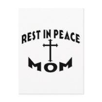 RIP MOM postcards