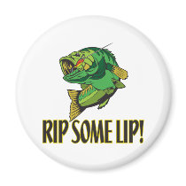 Rip Some Lip magnets by FishNHuntObsessions Rip Some Lip magnets