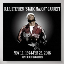 RIP Static Major Poster posters