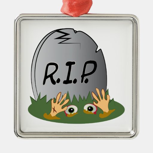 rip tombstone metal ornament zazzle rip tombstone metal ornament zazzle
