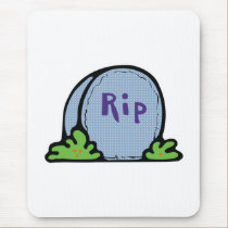 RIP Tombstone mousepads