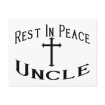 RIP Uncle postcards