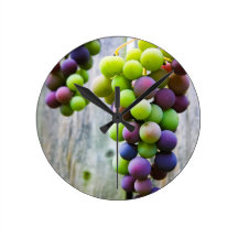 Ripening Grapes Wallclock