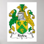 Ripley Family Crest Poster