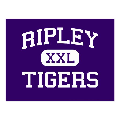 Ripley Tigers High School Ripley Tennessee Postcard Zazzle