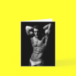 Ripped Bodybuilder Notecard