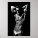 Ripped Bodybuilder Poster posters