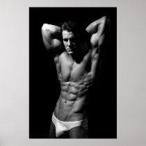 Ripped Bodybuilder Poster