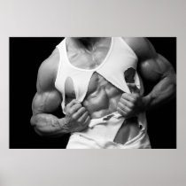 Ripped Tank Top Poster