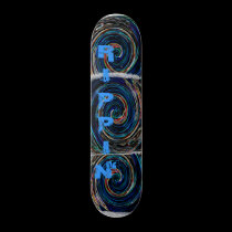 Rippin' Abstract Blackswirl Skateboard
