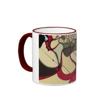 ripple effect coffee mug