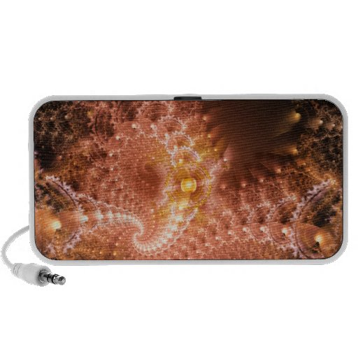 Ripple Effect Digital Fractal Artwork Mp3 Speaker