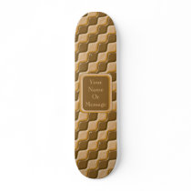 Rippled Diamonds - Chocolate Peanut Butter Skateboards