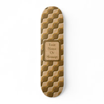 Rippled Diamonds - Chocolate Peanut Butter Skateboards