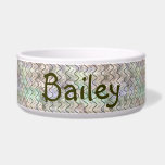 Rippled Foil Design pet bowls