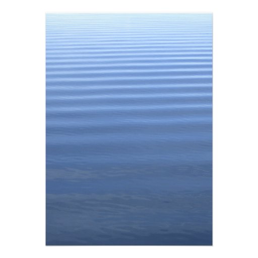Rippled Water Couples Wedding Shower Invitation