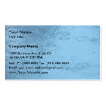 Ripples Form Rain On Puddle Business Card Template