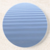 blue rippled water beverage coaster