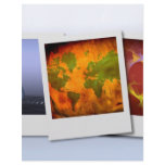 Ripples world heart personalized letterhead