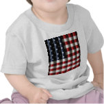 Rippling American Flag T Shirt