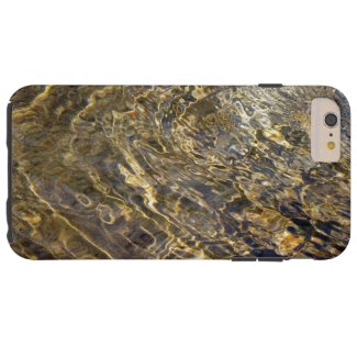 Rippling Gold Water Abstract iPhone 6 Plus Case
