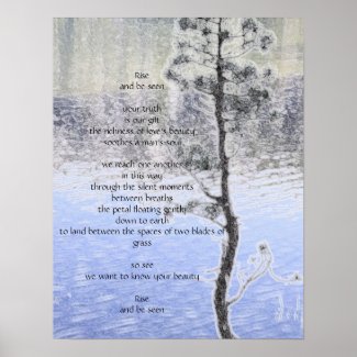 Rise and be seen print