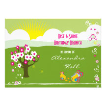 Rise & Shine - Birthday Brunch Invitation