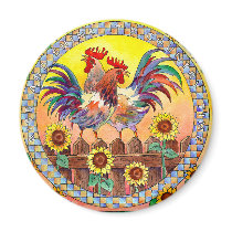 RISE & SHINE by SHARON SHARPE Refrigerator Magnet