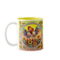 RISE & SHINE by SHARON SHARPE mugs by sharonsharpe RISE & SHINE by SHARON SHARPE mugs